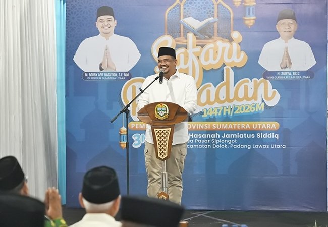Safari Ramadan di Paluta, Bobby Nasution Janjikan Pembangunan Jalan Sipiongot Senilai Rp230 Miliar